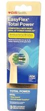 CVS EasyFlex Total Power Brush Heads Compatible Most Oral B Precision Clean