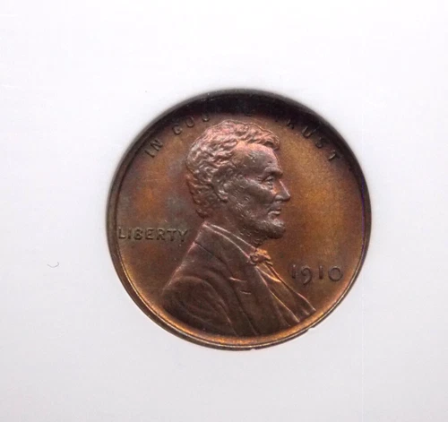 1910 Lincoln Wheat MATTE Proof Cent 1c NGC PF65 RB #004 Red Brown ECC&C, Inc.