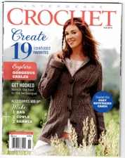 Interweave Crochet Pattern Magazine Fall 2013 Vintage Bag Cowl Shawl Bolero