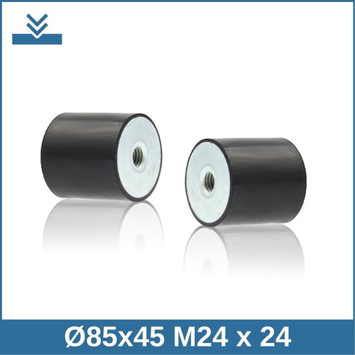 C Ø85x45 M24 x 24 NK 55° Shore Gummi Metall Puffer Silentblock - 第 1/2 張圖片