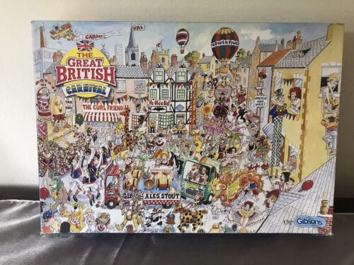 1000pc Gibsons "The Great British Carnival" jigsaw puzzle - 第 1/2 張圖片