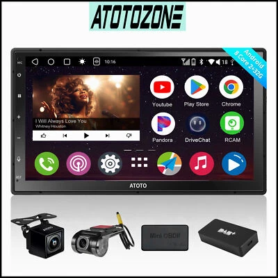 ATOTOZONE 8 Core ATOTO A6 7 Pollici 2DIN Autoradio Wireless CarPlay & Android Auto Dab+