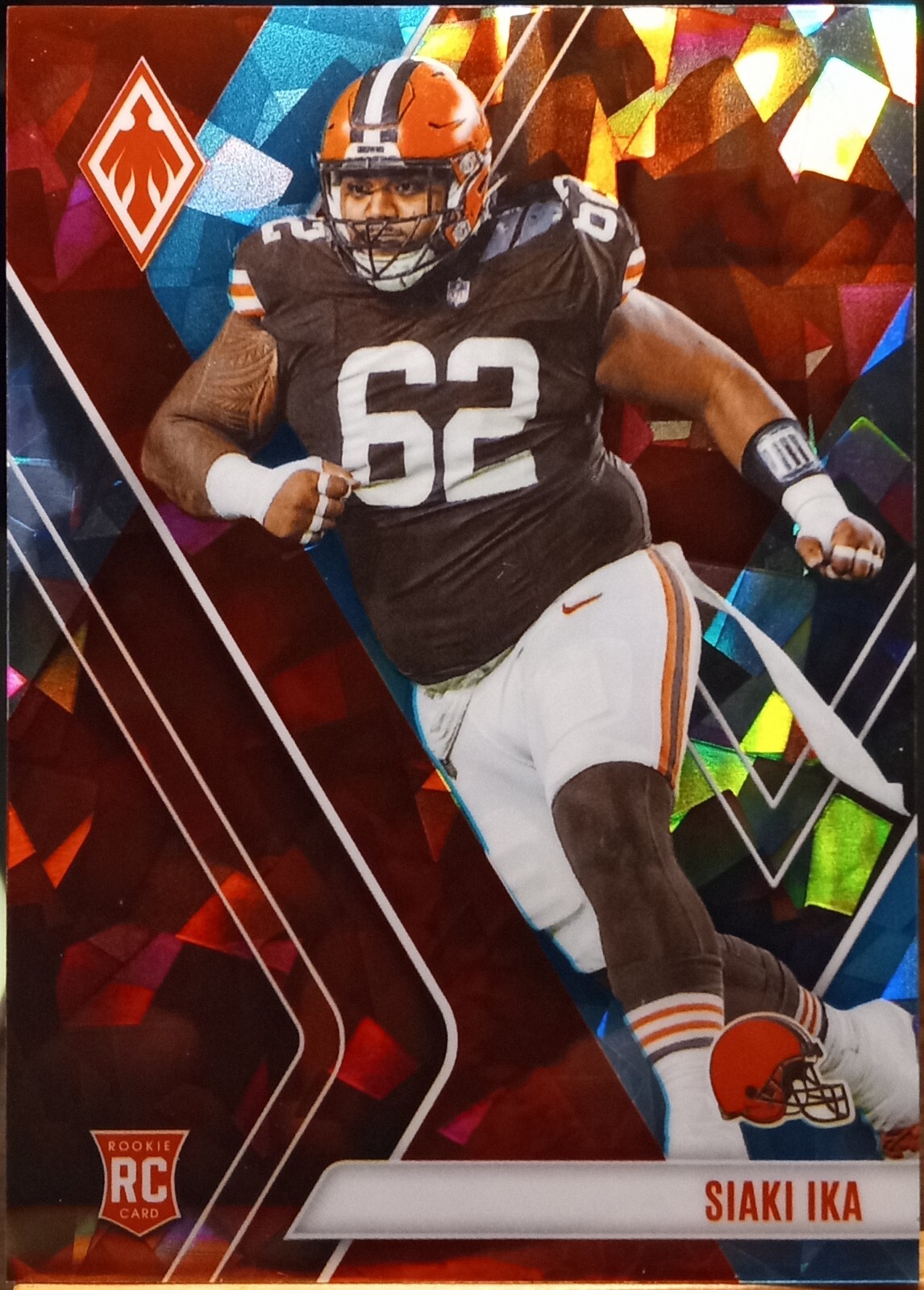 2023 Panini Phoenix Siaki Ika Rookie Browns /50 Fire & Ice Prizm SSP #191 NM-MT