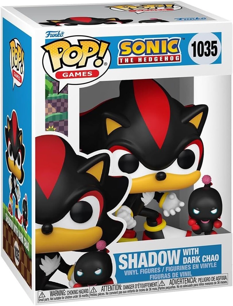 Sonic The Hedgehog 3.75-Inch Shadow with Dark Chao Figure #1035 by Pop Games