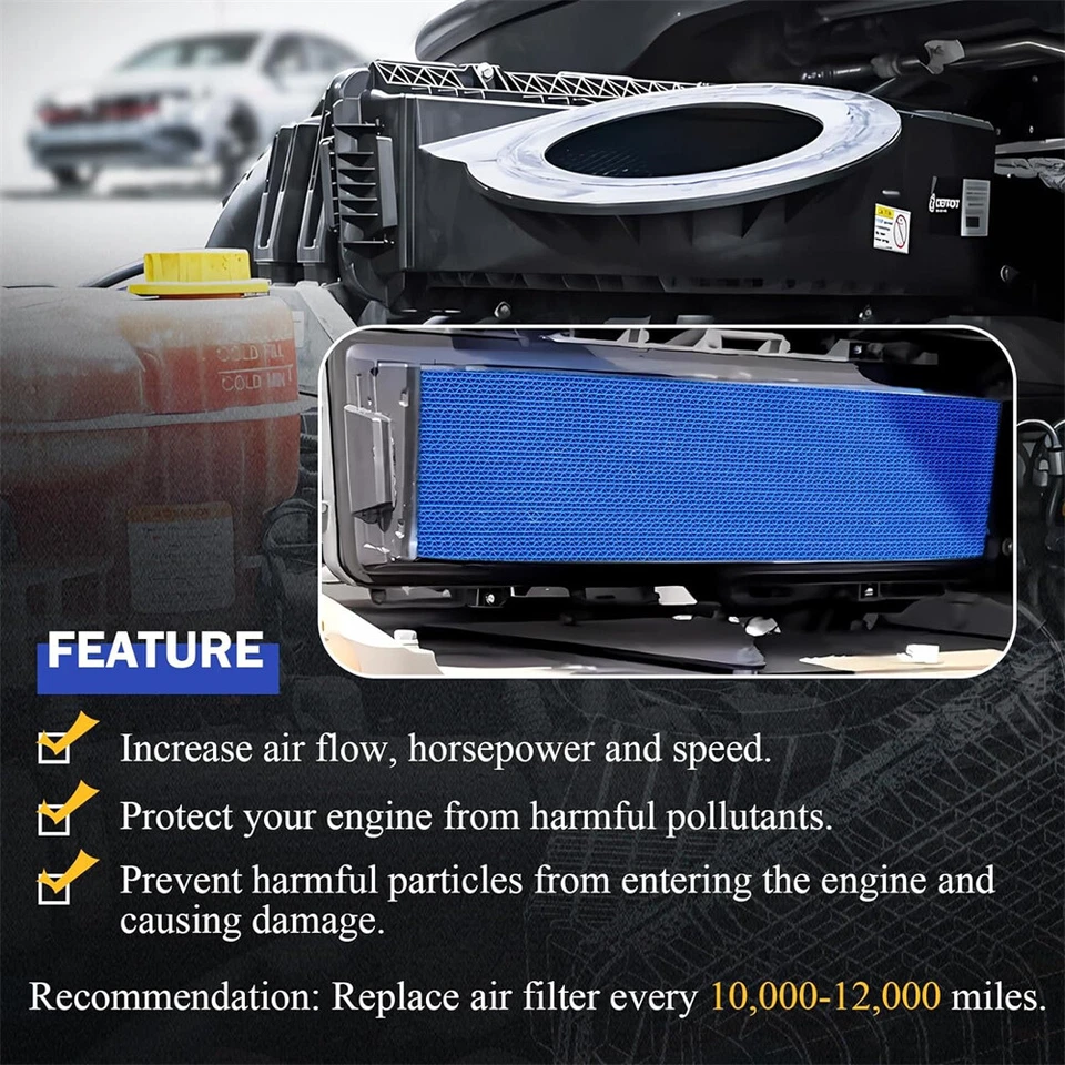 NEW 4Pcs 03-42776-010 Engine Air Filter Fit for 2018-2022 Freightliner Cascadia - Image 4 of 4