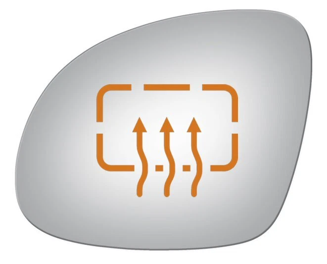 New Flat Left Power Replacement Mirror For 09-16 VW Tiguan W/O Backing Plate - Image 3 of 4