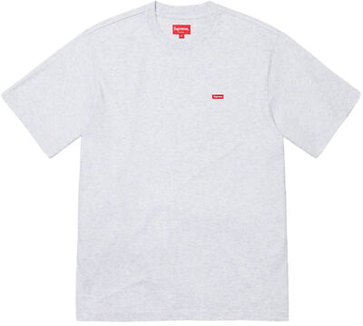 SUPREME SMALL BOX TEE/ SIZE LARGE (ASH GREY) AUTHENTIC) & BOX LOGO 