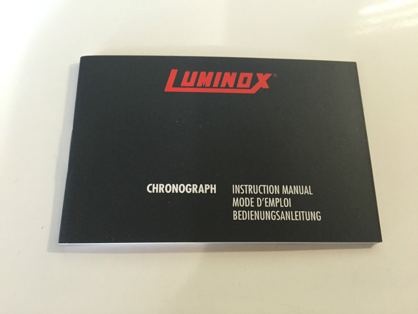 Luminox Watches Accessoire Élégant - Instruction Manuel - Chronographe - Eng -