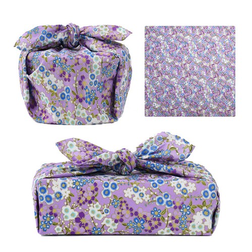 Fazzoletto Cinese Giapponese Bento Furoshiki Panno Avvolgente Tovaglia Regali - Foto 14 di 16