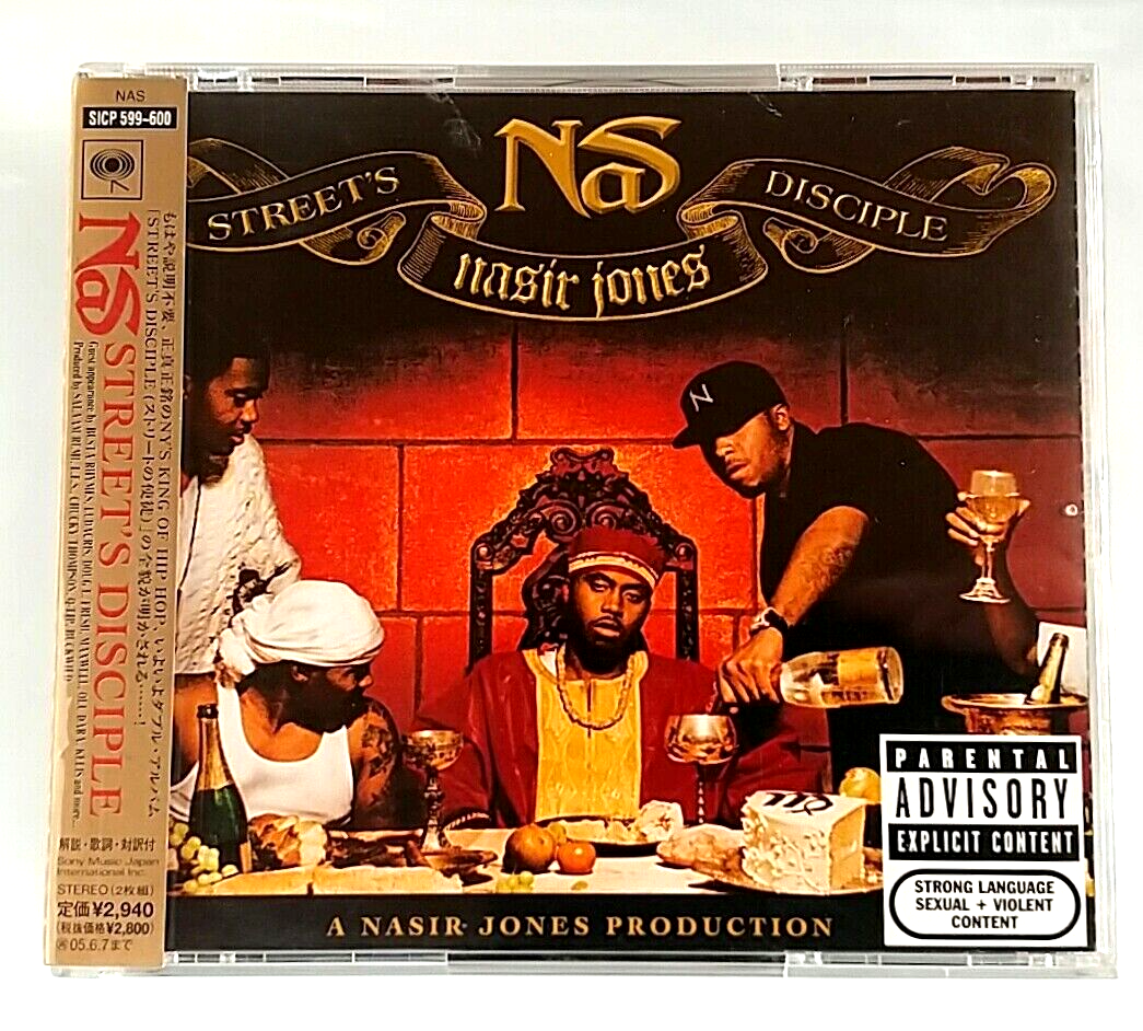 CD) Nas ‎– Street's Disciple, 2CD, SICP 599/600, Near Mint, Bonus