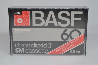 BASF 60 Chromdioxid 2 SM Cassette 88 Meter 60