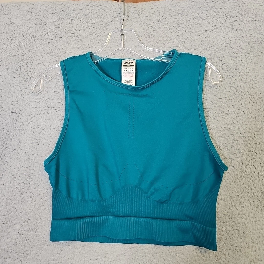 gymshark sweat seamless midi crop athletic tank-top