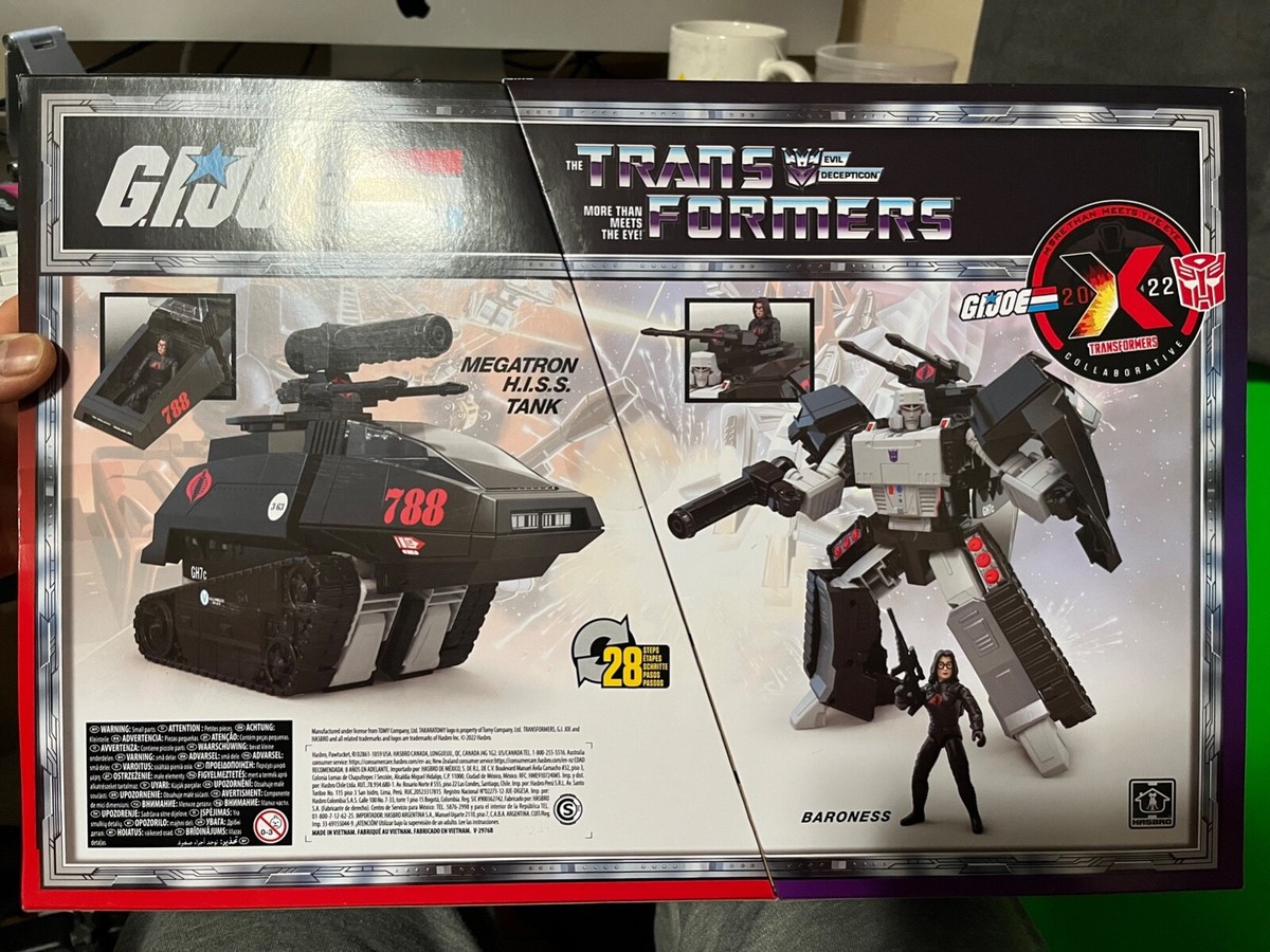 ミリタリー Transformers G.I. Joe H.I.S.S. Tank Hasbro GI Joe X Transformers Megatron HISS Tank