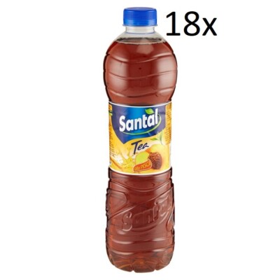 18x Parmalat Santàl The alla Pesca eistee erfrischender Pfirsich-Tee PET 1,5Lt