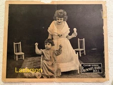BABY PEGGY SILENT LOBBY CARD BROWNIE'S BABY DOLL 1921