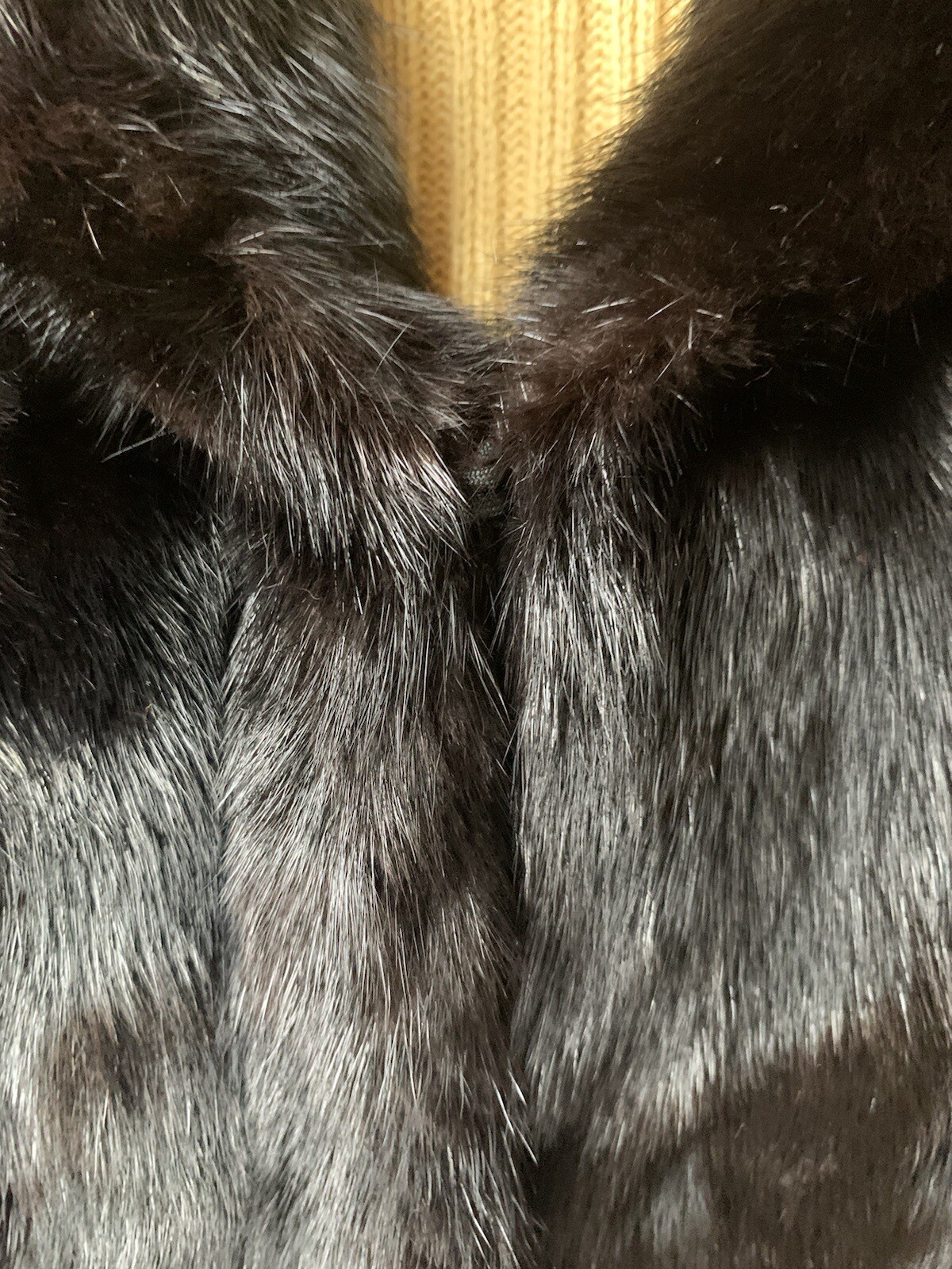 Echtpelz Jacke Alfred Bauch Größe XS/S Mantel Winter Nerz Fell eBay