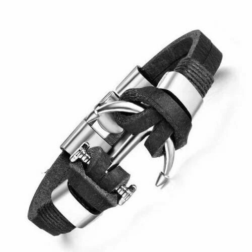 Handgefertigte aus Leder Modeschmuck-Armbänder-Anhänger