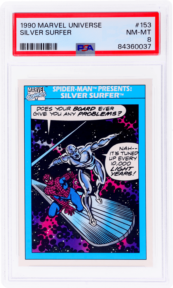 1990 Marvel Universe I Silver Surfer #153 PSA 8 | eBay