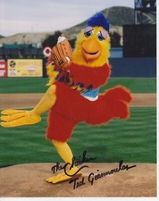 Ted Giannoulas  San Diego Chicken  8x10 Signed Photo w/ COA  San Diego Padres #3