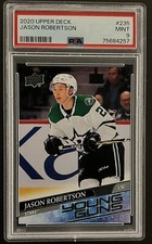 🔥🔥 2020-21 Upper Deck Series 1 Jason Robertson Young Guns RC (PSA 9) 🔥🔥