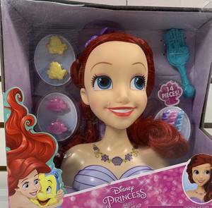 princess ariel styling head