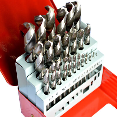 Neilsen 25pc HSS Metal Metric Drill Set 1mm - 13mm High Speed Steel ...