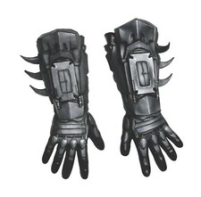 Rubie's Men's Arkham City Deluxe Batman Gloves Black Comfortable Black Hand Wash