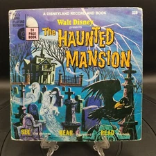 Disney The Haunted Mansion Read Along Book See Hear  LLP 339 1970 Book Only