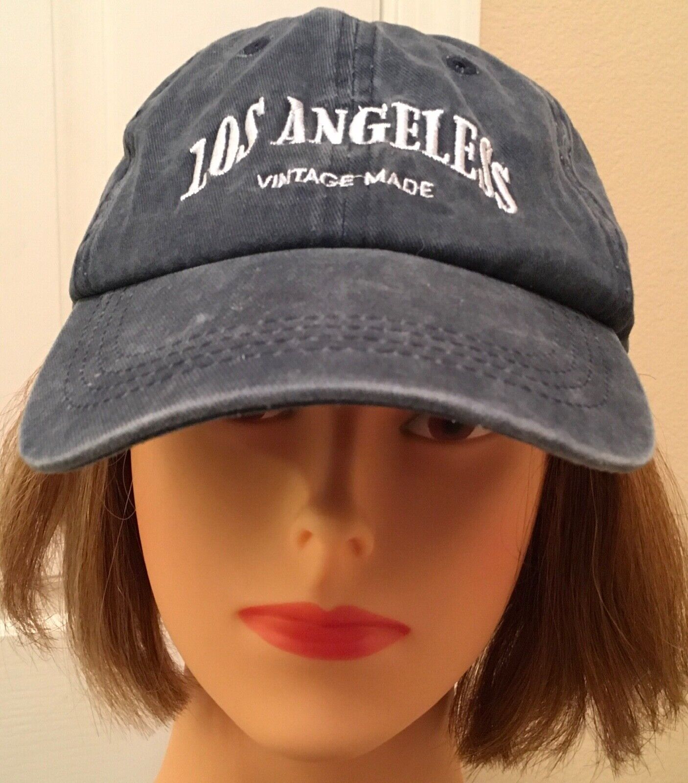 erwt Nodig hebben officieel Los Angeles Vintage Made Baseball Trucker Cap/Hat, Adjust Back - Vintage  Blue | eBay