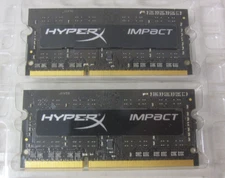 Kingston HyperX Impact HX316LS9IBK2/8 Laptop Memory 1.35V 8GB Kit