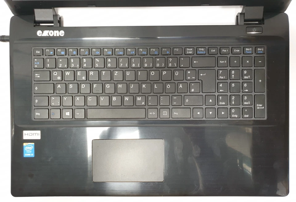 Exone W970SU i3-4100M 2,50GHz 256GB SSD 8GB Laptop Windows 10 Pro 17,3" HDMI DVD - Bild 3 von 4
