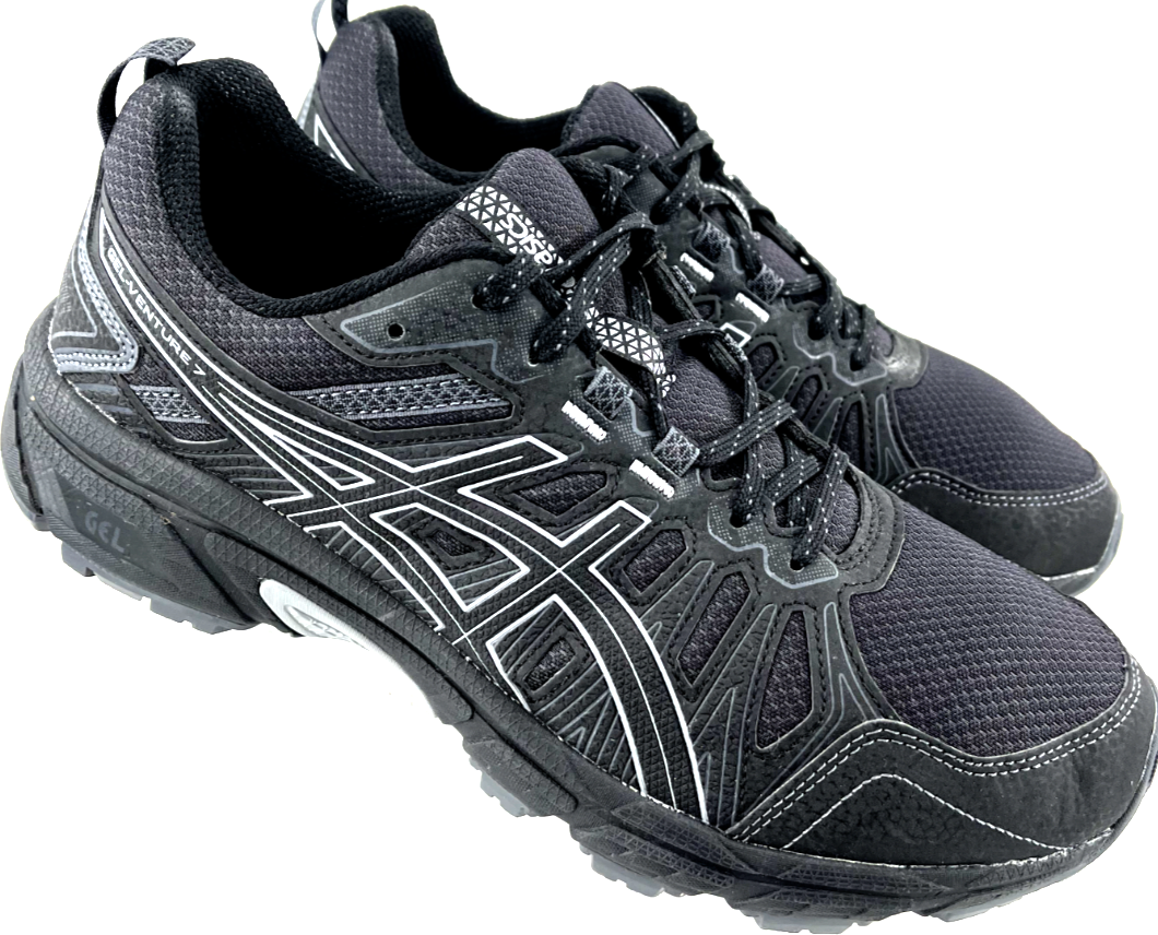 NEW Asics Gel-Venture 7 1011A561 Black Running Sneaker Shoes NEW Asics Gel-Venture 7 1011A561 Black Running Sneaker Shoes