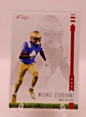2025 Sage Football Red J. Michael Sturdivant #68 UCLA