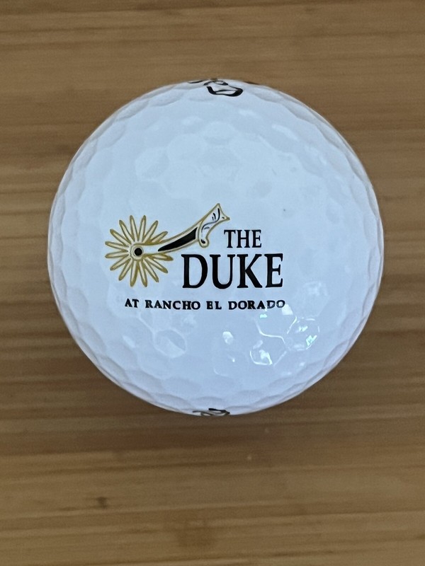 The Duke At El Dorado Ranch Golf Club Souvenir Golf Ball 