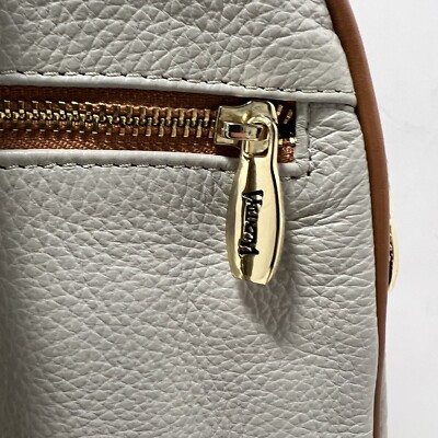 Valentina Womens Leather Mini Backpack Grey | eBay display picture 1