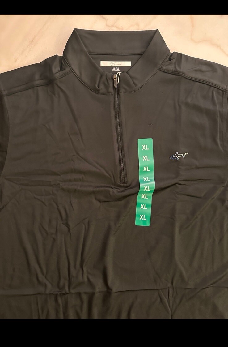 Greg Norman Men’s Active Quarter Zip Top Classic Fit Stretch Fabric NEW