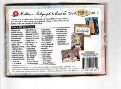 2024 HISTORIC AUTOGRAPHS PRIME VOLUME 2 SEALED BOX | eBay