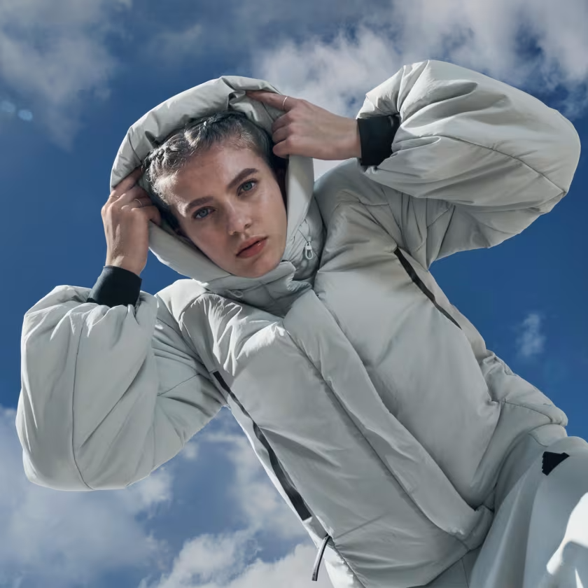 adidas women MYSHELTER COLD.RDY Jacket Small Wonder Silver IK3122