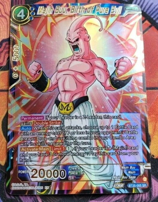Majin Buu, Birth of Pure Evil BT25-065 SR Dragon Ball Super Majin Buu, Birth of Pure Evil BT25-065 SR Dragon Ball Super