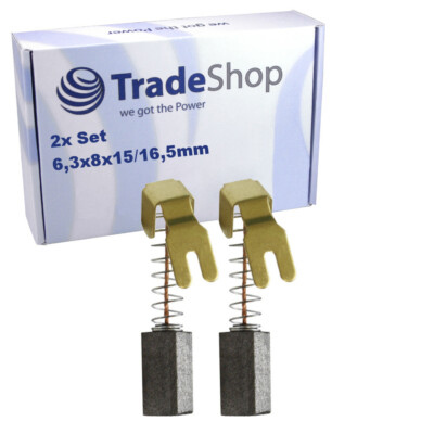 2x Kohlebürsten für Metabo DIAMANT 1000 EDU800/2S SBEDU100/2S SBE K750/2 Kohle