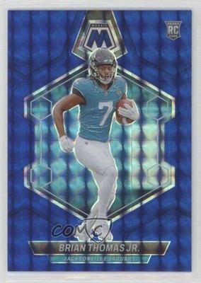 2024 Panini Mosaic Rookies Blue Prizm 69/99 Brian Thomas Jr #323 Rookie RC md3