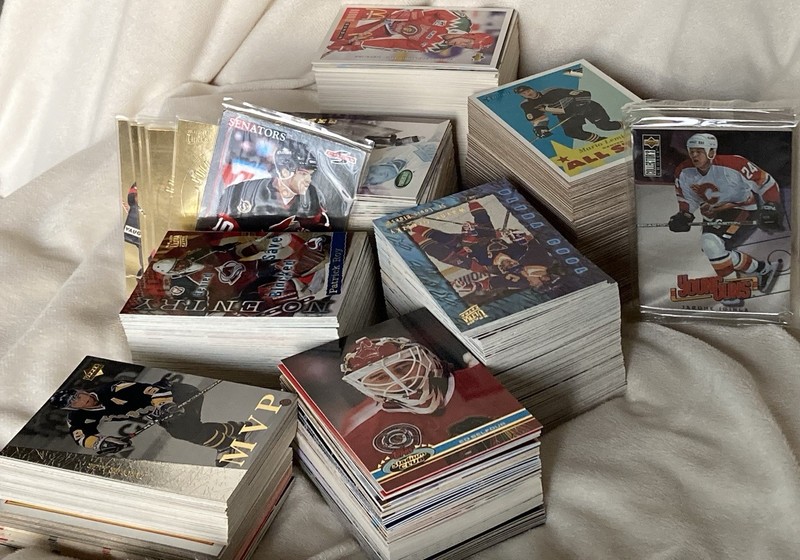 💰HUGE💰 Hockey Card Lot 700+ NO DUPLICATES • GRETZKY • ROOKIES + SEALED Pack