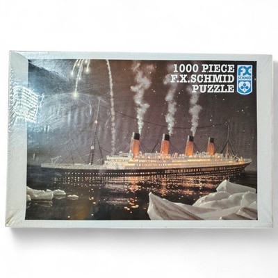 Vtg 1996 Titanic 1000 Piece Puzzle F.X. Schmid Ken Marschall Art NEW SEALED 