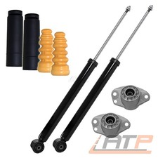 2x STOßDÄMPFER GAS +DOMLAGER + PROTECTION-KIT HINTEN FÜR AUDI A3 8L BJ 96-03