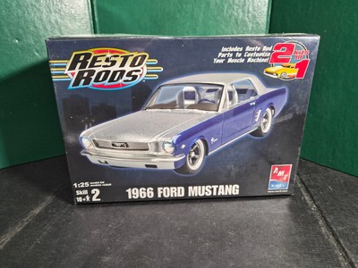 AMT /ERTL 1966 FORD MUSTANG RESTO RODS 2 KITS IN 1 ''NEW'' Model Kit