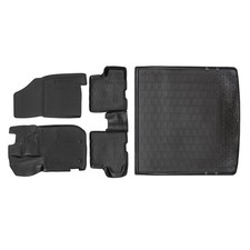 3D Gummimatten Kofferraumwanne Für Dacia Duster 4WD 2017-2023 Gummi Fußmatten