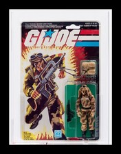 Vintage 1985 Hasbro Canada GI Joe Series 4 34 Back Dusty MOC AFA 75