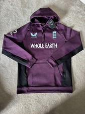 Image of Castore England Cricket Player Issue Pro Training OTH Hoodie -Purple- Medium-New