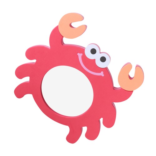 1Pc Kid Bath Toy EVA Cartoon Mirror Bathing Plaything Creative Red W - Picture 3 of 8