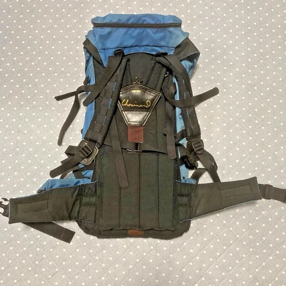 Mochila Chouinard Dragon años 70 equipo CH-116 vintage azul H55 x W37 cm Foto 3 de 4